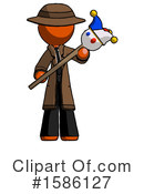 Orange Design Mascot Clipart #1586127 by Leo Blanchette