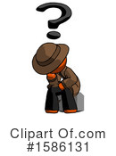 Orange Design Mascot Clipart #1586131 by Leo Blanchette