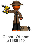 Orange Design Mascot Clipart #1586140 by Leo Blanchette