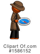 Orange Design Mascot Clipart #1586152 by Leo Blanchette