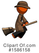 Orange Design Mascot Clipart #1586158 by Leo Blanchette