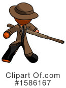 Orange Design Mascot Clipart #1586167 by Leo Blanchette