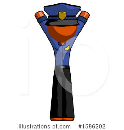 Royalty-Free (RF) Orange Design Mascot Clipart Illustration by Leo Blanchette - Stock Sample #1586202