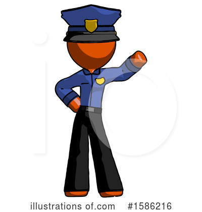 Royalty-Free (RF) Orange Design Mascot Clipart Illustration by Leo Blanchette - Stock Sample #1586216