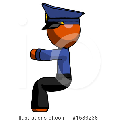 Royalty-Free (RF) Orange Design Mascot Clipart Illustration by Leo Blanchette - Stock Sample #1586236
