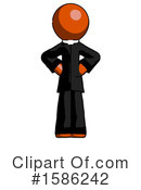 Orange Design Mascot Clipart #1586242 by Leo Blanchette
