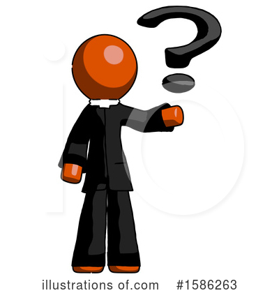 Royalty-Free (RF) Orange Design Mascot Clipart Illustration by Leo Blanchette - Stock Sample #1586263