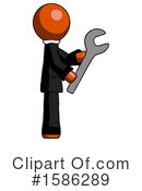 Orange Design Mascot Clipart #1586289 by Leo Blanchette