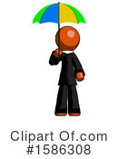 Orange Design Mascot Clipart #1586308 by Leo Blanchette