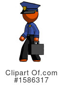 Orange Design Mascot Clipart #1586317 by Leo Blanchette