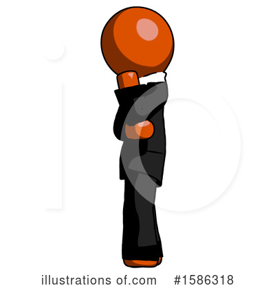 Royalty-Free (RF) Orange Design Mascot Clipart Illustration by Leo Blanchette - Stock Sample #1586318