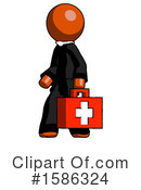 Orange Design Mascot Clipart #1586324 by Leo Blanchette