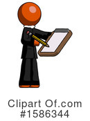 Orange Design Mascot Clipart #1586344 by Leo Blanchette