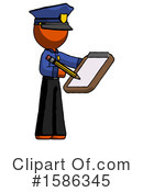 Orange Design Mascot Clipart #1586345 by Leo Blanchette