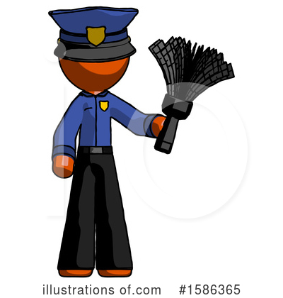 Royalty-Free (RF) Orange Design Mascot Clipart Illustration by Leo Blanchette - Stock Sample #1586365