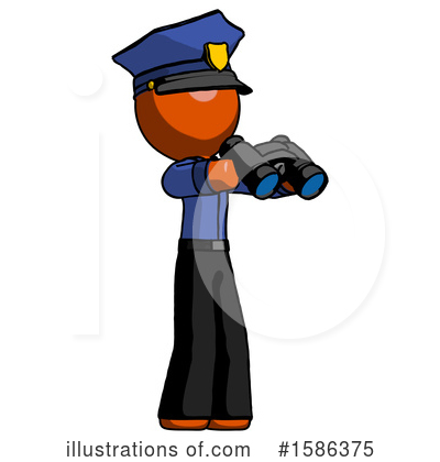 Royalty-Free (RF) Orange Design Mascot Clipart Illustration by Leo Blanchette - Stock Sample #1586375