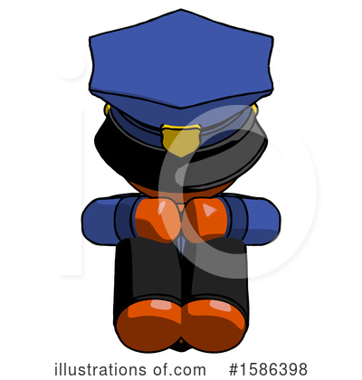 Royalty-Free (RF) Orange Design Mascot Clipart Illustration by Leo Blanchette - Stock Sample #1586398