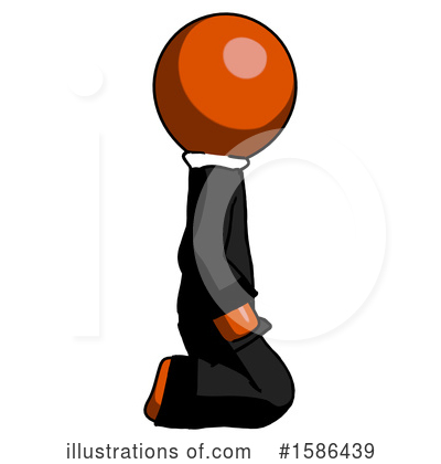 Royalty-Free (RF) Orange Design Mascot Clipart Illustration by Leo Blanchette - Stock Sample #1586439