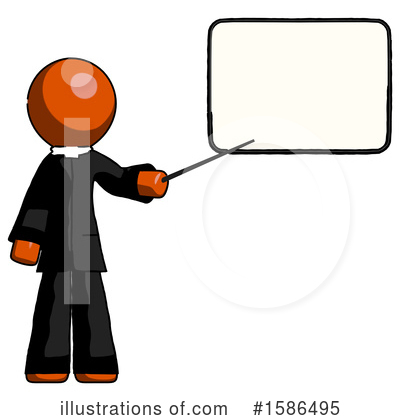 Royalty-Free (RF) Orange Design Mascot Clipart Illustration by Leo Blanchette - Stock Sample #1586495