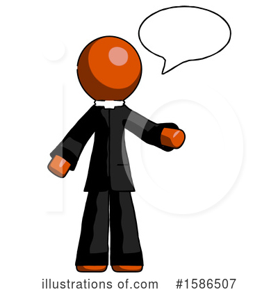 Royalty-Free (RF) Orange Design Mascot Clipart Illustration by Leo Blanchette - Stock Sample #1586507