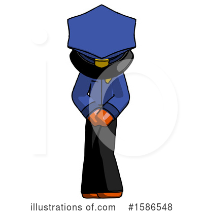 Royalty-Free (RF) Orange Design Mascot Clipart Illustration by Leo Blanchette - Stock Sample #1586548
