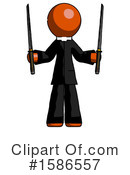 Orange Design Mascot Clipart #1586557 by Leo Blanchette