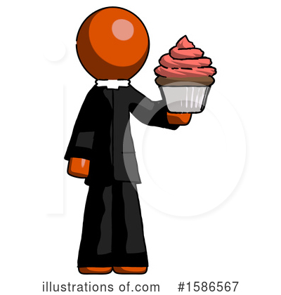 Royalty-Free (RF) Orange Design Mascot Clipart Illustration by Leo Blanchette - Stock Sample #1586567