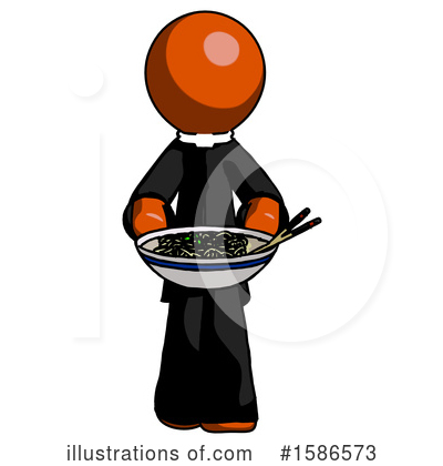Royalty-Free (RF) Orange Design Mascot Clipart Illustration by Leo Blanchette - Stock Sample #1586573
