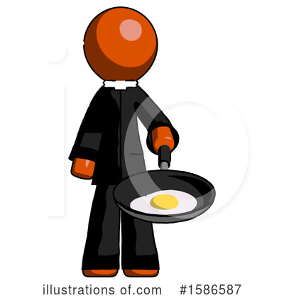 Royalty-Free (RF) Orange Design Mascot Clipart Illustration by Leo Blanchette - Stock Sample #1586587