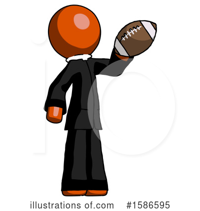 Royalty-Free (RF) Orange Design Mascot Clipart Illustration by Leo Blanchette - Stock Sample #1586595