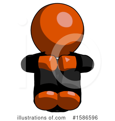 Royalty-Free (RF) Orange Design Mascot Clipart Illustration by Leo Blanchette - Stock Sample #1586596