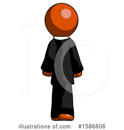Royalty-Free (RF) Orange Design Mascot Clipart Illustration by Leo Blanchette - Stock Sample #1586606