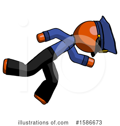 Royalty-Free (RF) Orange Design Mascot Clipart Illustration by Leo Blanchette - Stock Sample #1586673