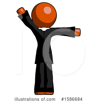 Royalty-Free (RF) Orange Design Mascot Clipart Illustration by Leo Blanchette - Stock Sample #1586684