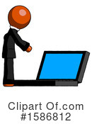 Orange Design Mascot Clipart #1586812 by Leo Blanchette