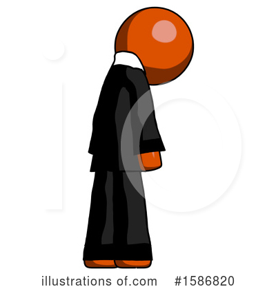 Royalty-Free (RF) Orange Design Mascot Clipart Illustration by Leo Blanchette - Stock Sample #1586820