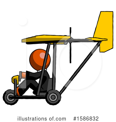 Royalty-Free (RF) Orange Design Mascot Clipart Illustration by Leo Blanchette - Stock Sample #1586832