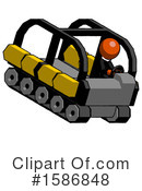 Orange Design Mascot Clipart #1586848 by Leo Blanchette