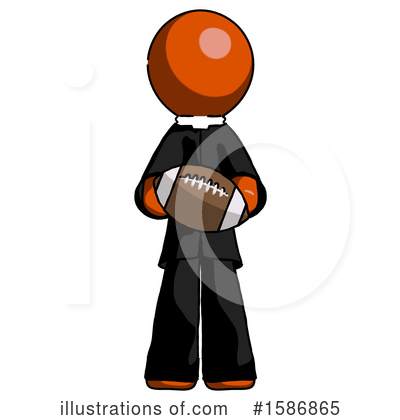Royalty-Free (RF) Orange Design Mascot Clipart Illustration by Leo Blanchette - Stock Sample #1586865