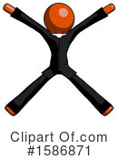 Orange Design Mascot Clipart #1586871 by Leo Blanchette