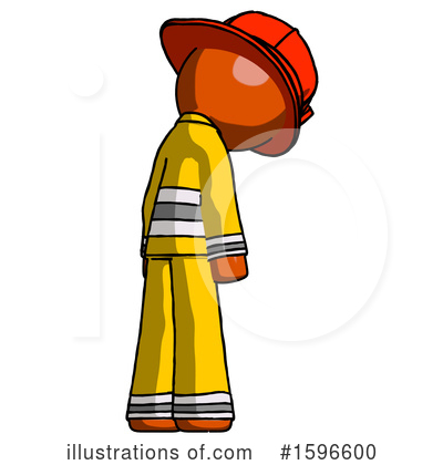 Royalty-Free (RF) Orange Design Mascot Clipart Illustration by Leo Blanchette - Stock Sample #1596600