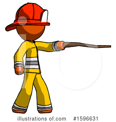 Royalty-Free (RF) Orange Design Mascot Clipart Illustration by Leo Blanchette - Stock Sample #1596631