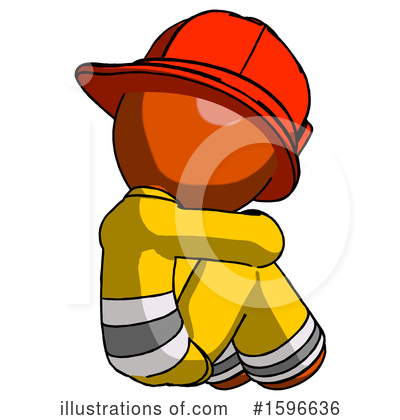 Royalty-Free (RF) Orange Design Mascot Clipart Illustration by Leo Blanchette - Stock Sample #1596636