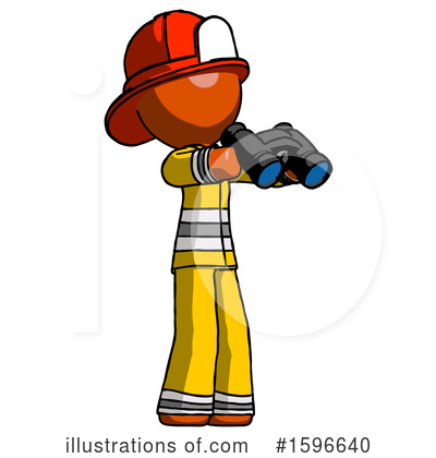 Royalty-Free (RF) Orange Design Mascot Clipart Illustration by Leo Blanchette - Stock Sample #1596640