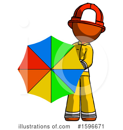 Royalty-Free (RF) Orange Design Mascot Clipart Illustration by Leo Blanchette - Stock Sample #1596671