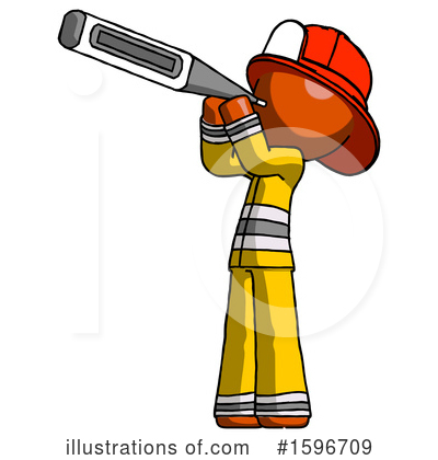 Royalty-Free (RF) Orange Design Mascot Clipart Illustration by Leo Blanchette - Stock Sample #1596709