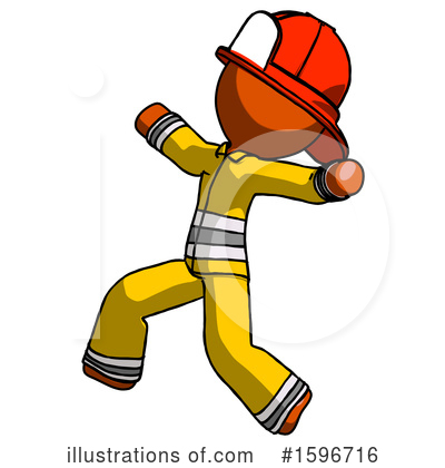 Royalty-Free (RF) Orange Design Mascot Clipart Illustration by Leo Blanchette - Stock Sample #1596716