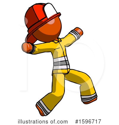 Royalty-Free (RF) Orange Design Mascot Clipart Illustration by Leo Blanchette - Stock Sample #1596717