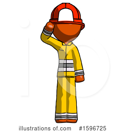 Royalty-Free (RF) Orange Design Mascot Clipart Illustration by Leo Blanchette - Stock Sample #1596725
