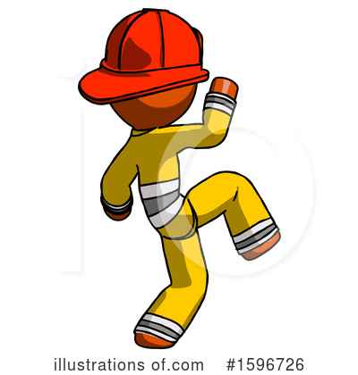 Royalty-Free (RF) Orange Design Mascot Clipart Illustration by Leo Blanchette - Stock Sample #1596726